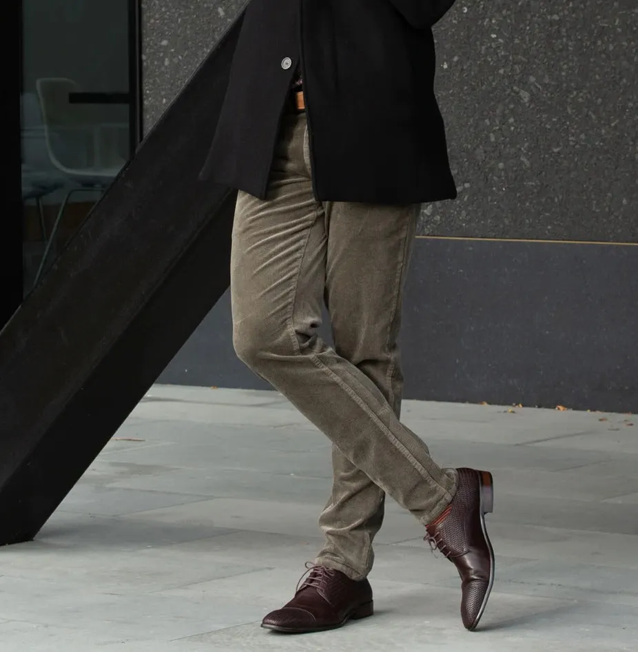 CUT HASTIN CORD TROUSER