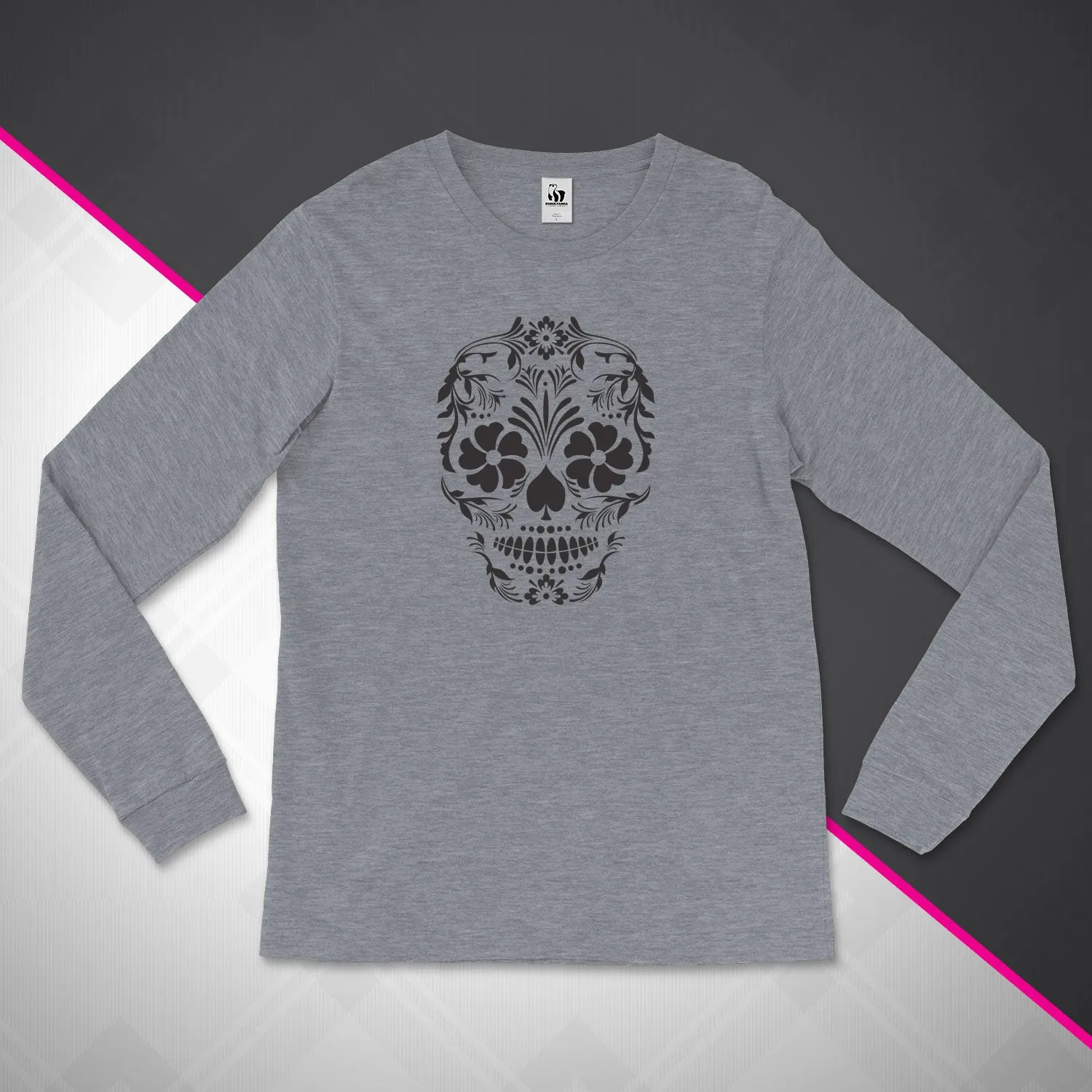 Day of the Dead Skull Unisex Long Sleeve