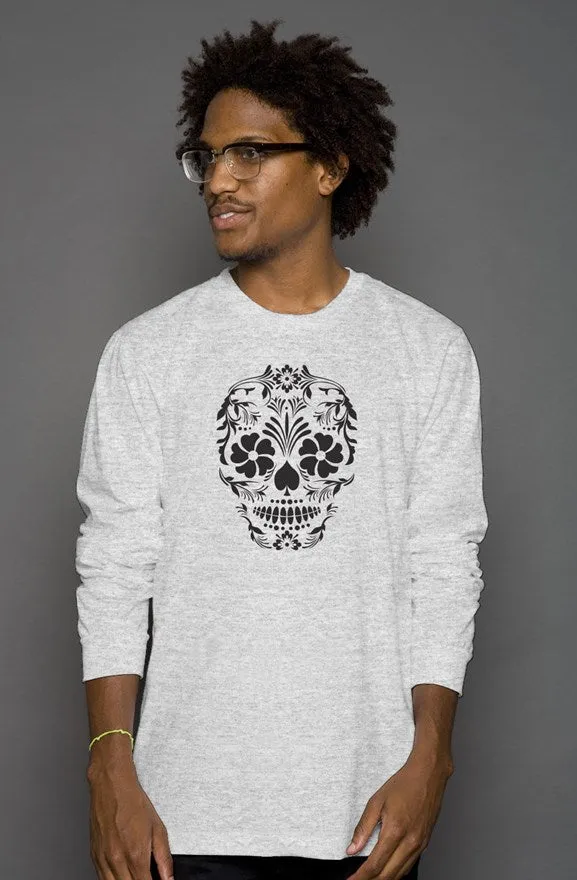 Day of the Dead Skull Unisex Long Sleeve