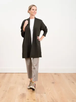 demi shawl cardi - army