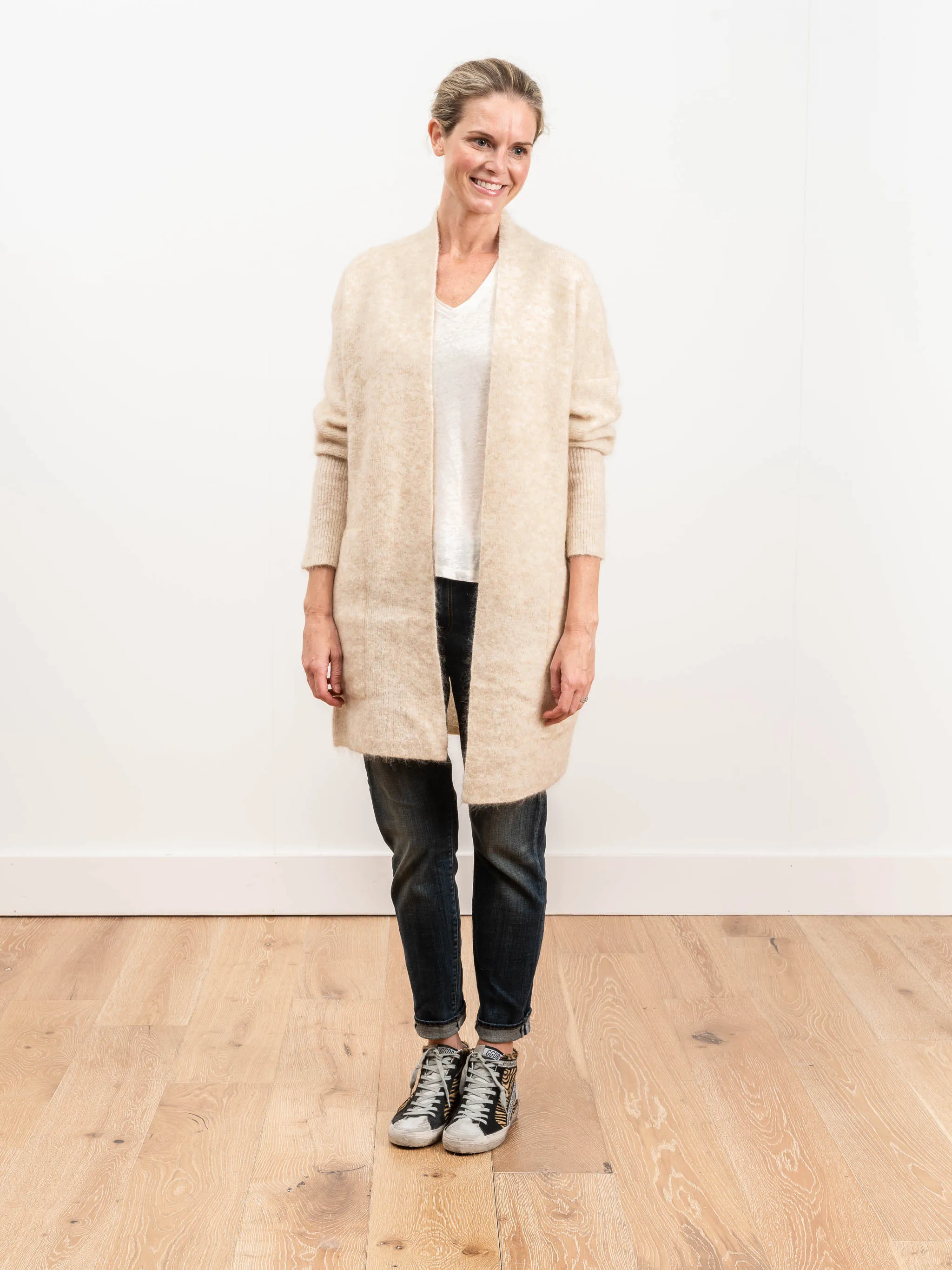 demi shawl cardi - faune
