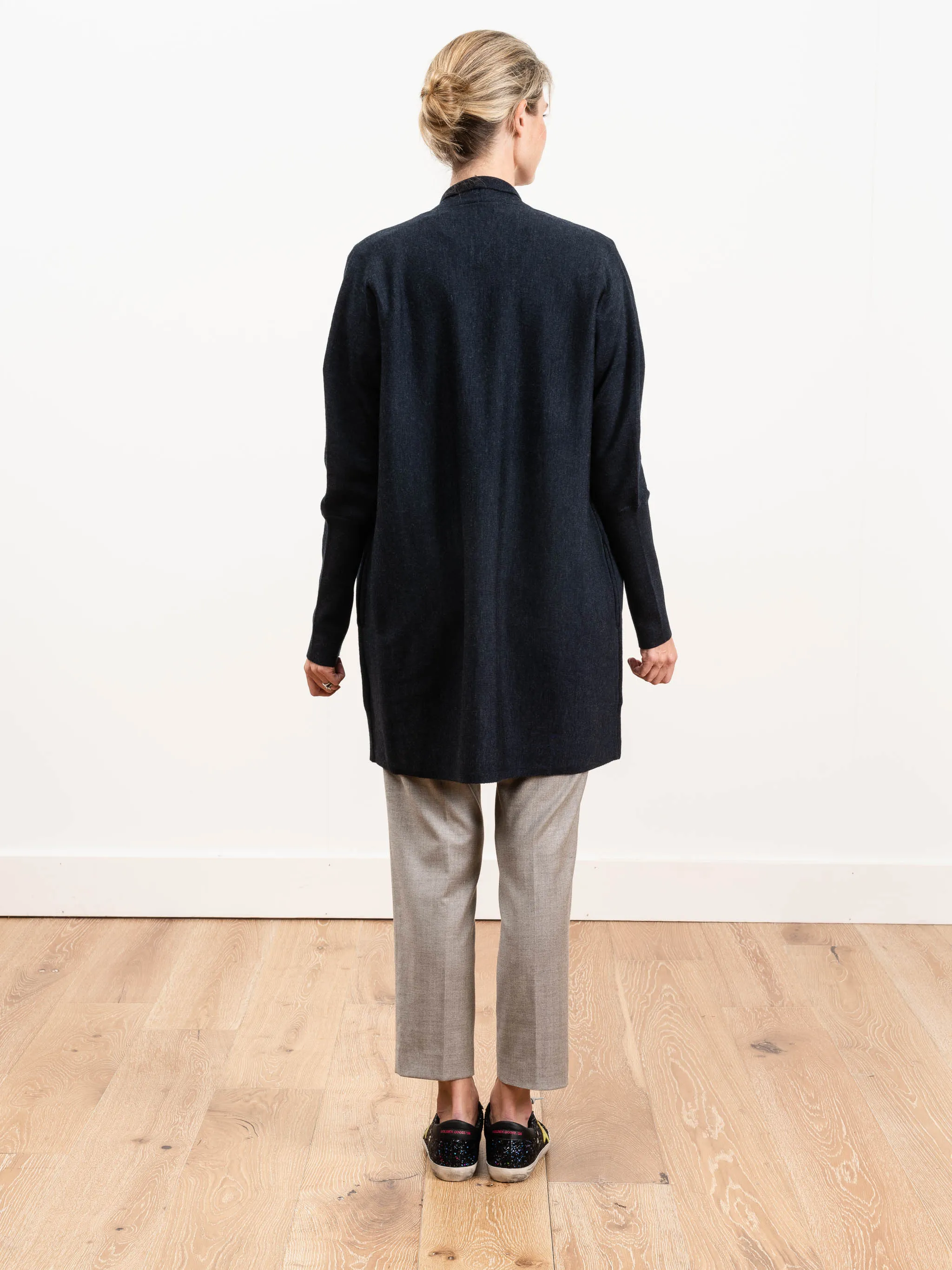 demi shawl cardi - ink