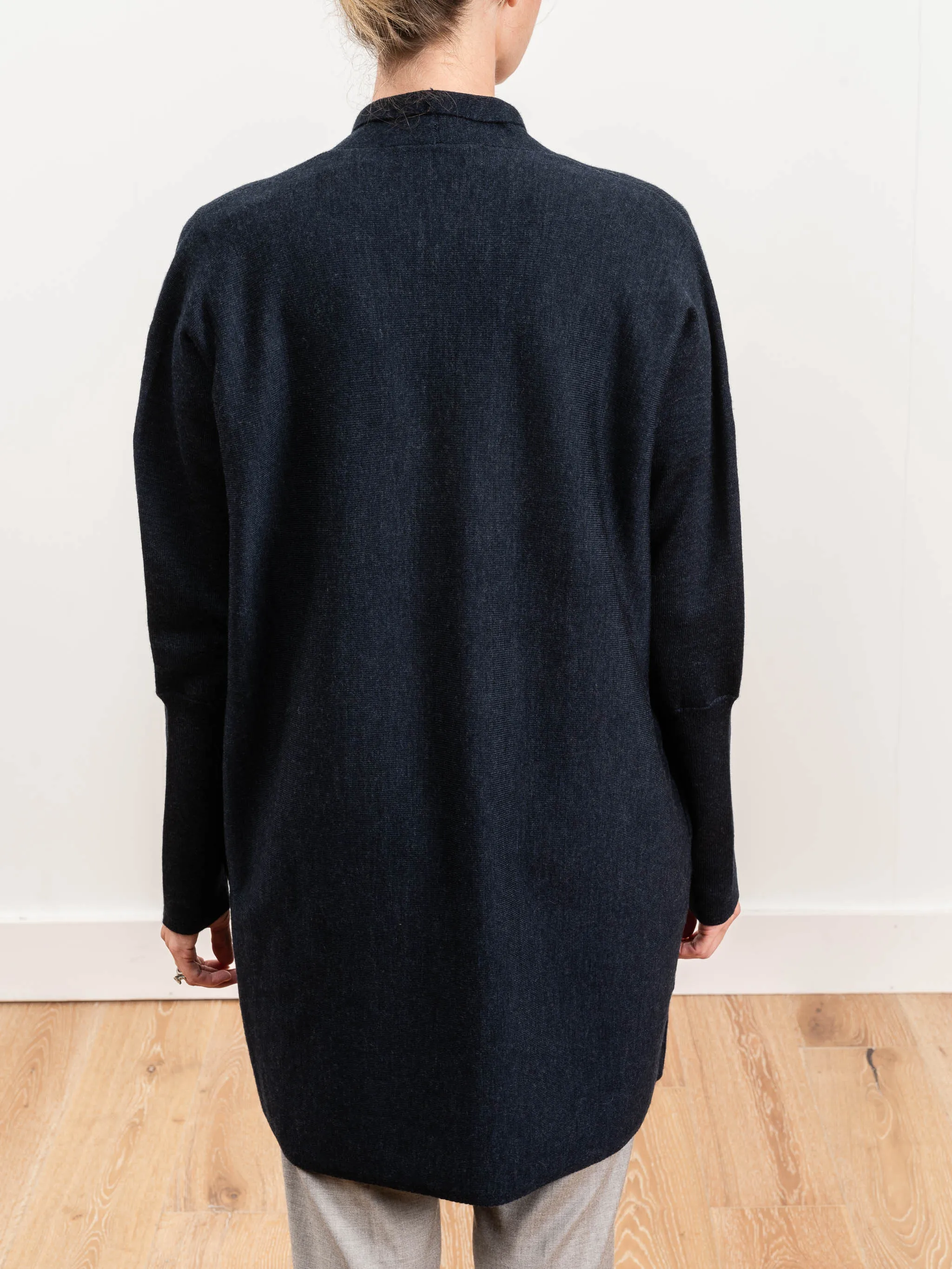demi shawl cardi - ink