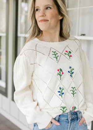 Diamond Flower Sweater B
