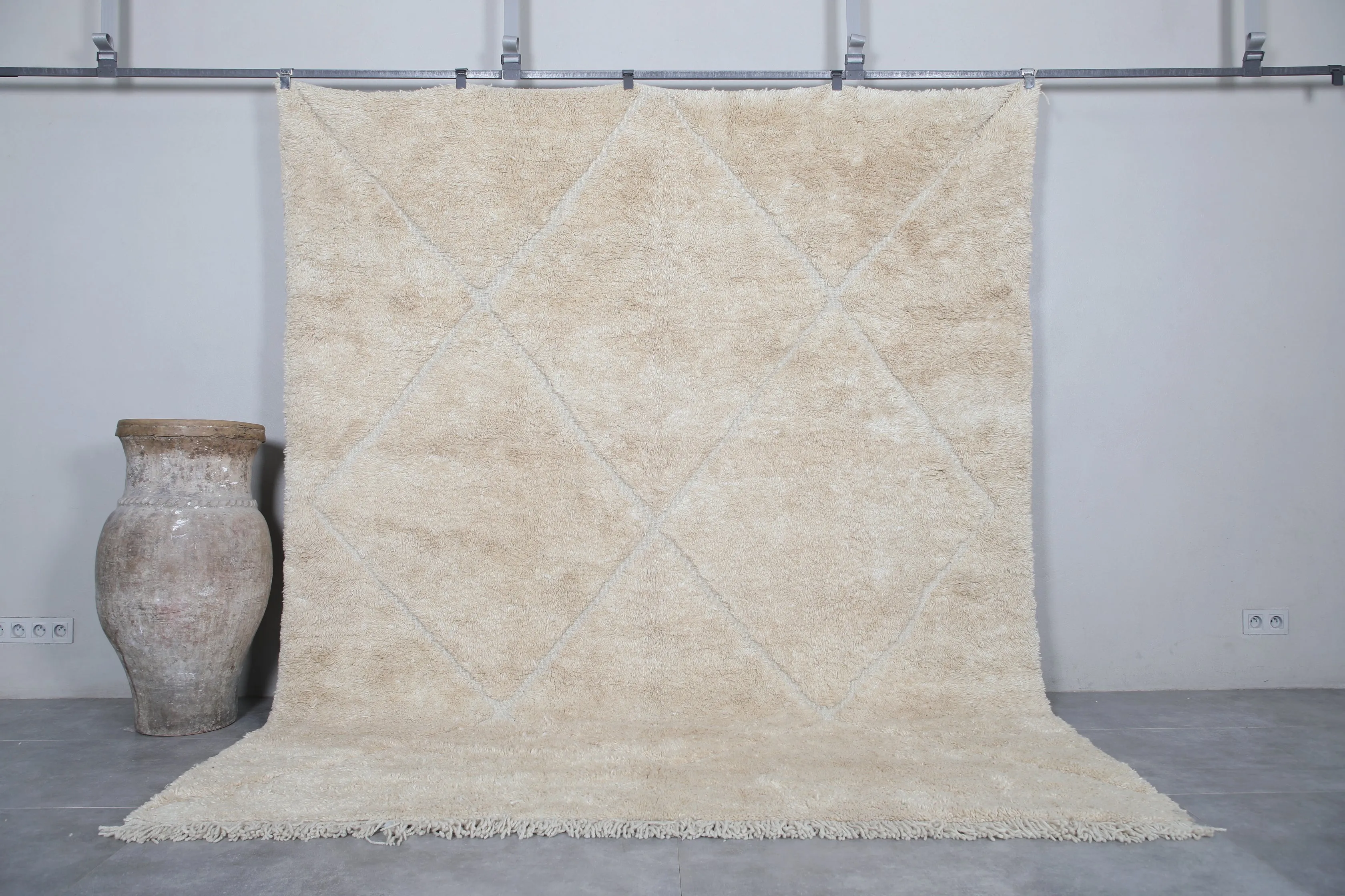 Diamond Pattern Rug - Custom rug - Moroccan wool rug