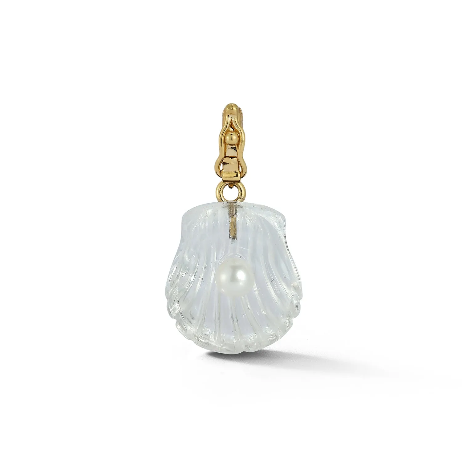 Dream Shell Pendant - Rock Crystal