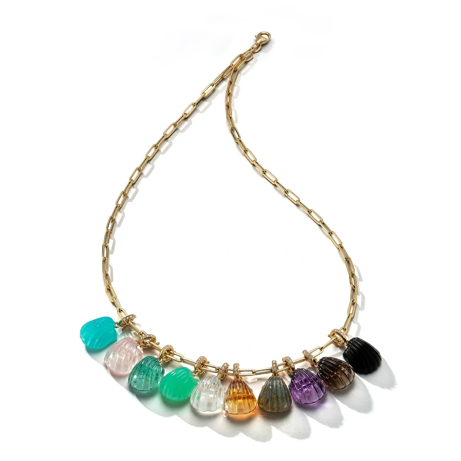 Dream Shell Pendant - Rock Crystal