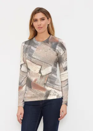 Driftwood (24013) ~ Butterknit Long Sleeve Crew Top