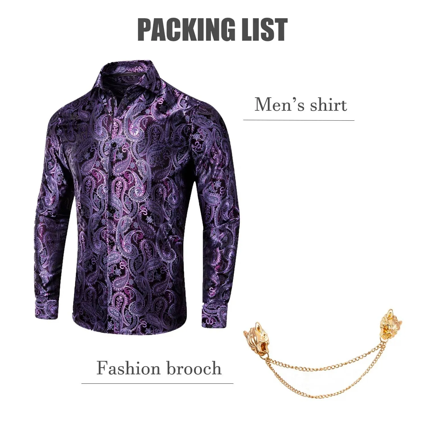 Elegantly Crafted Dark Purple Silk Shirt - Luxury Meets Comfort