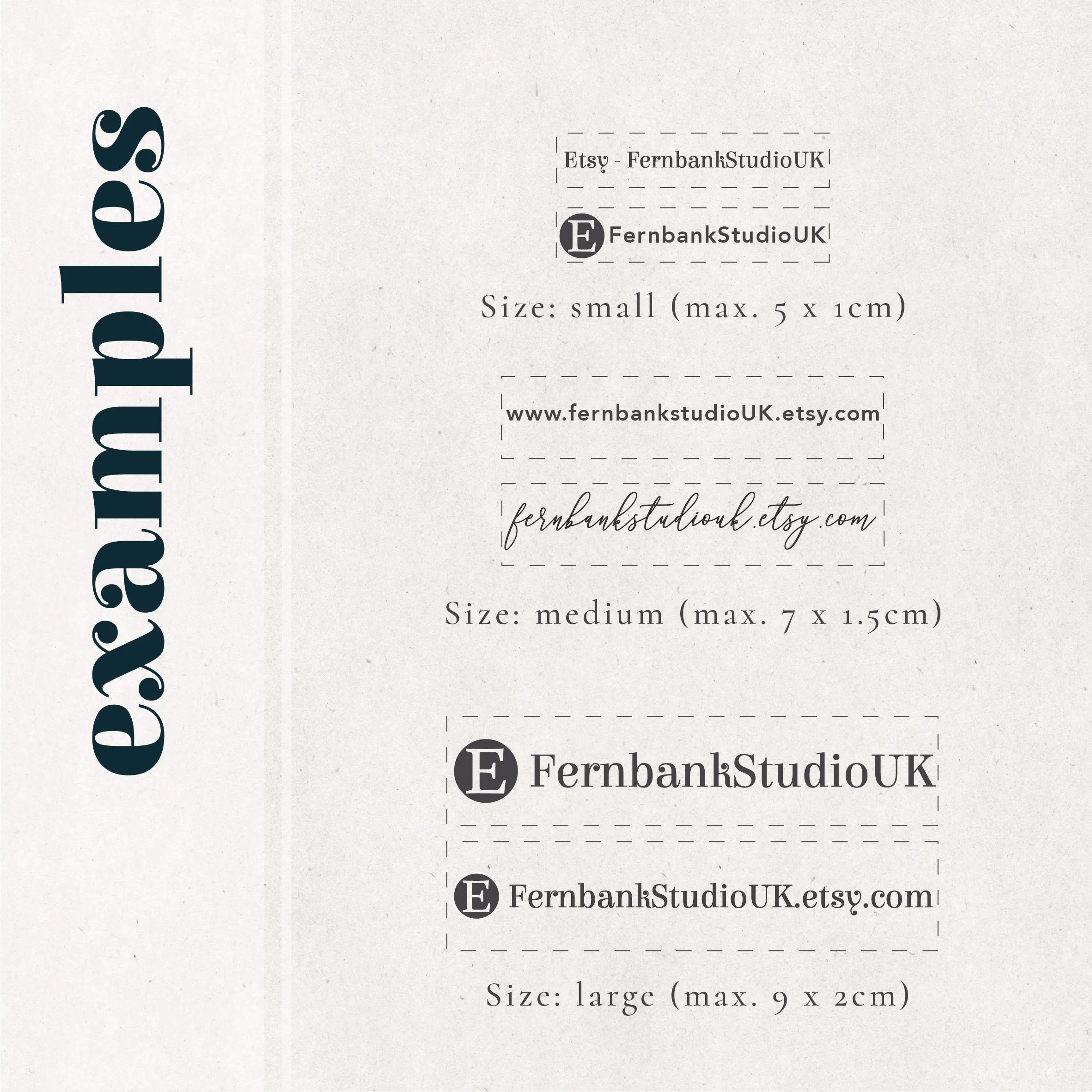 Etsy Shop Stamp