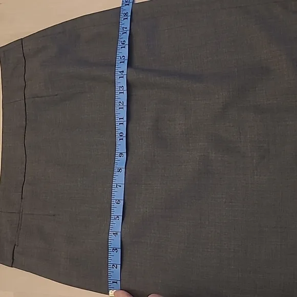 EUC J.Crew Super 120's 100% Wool Lined Skirt with Back Slit