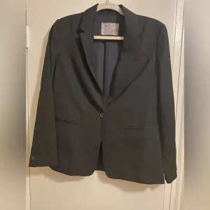 Everlane Black 100% Wool Blazer Size 8