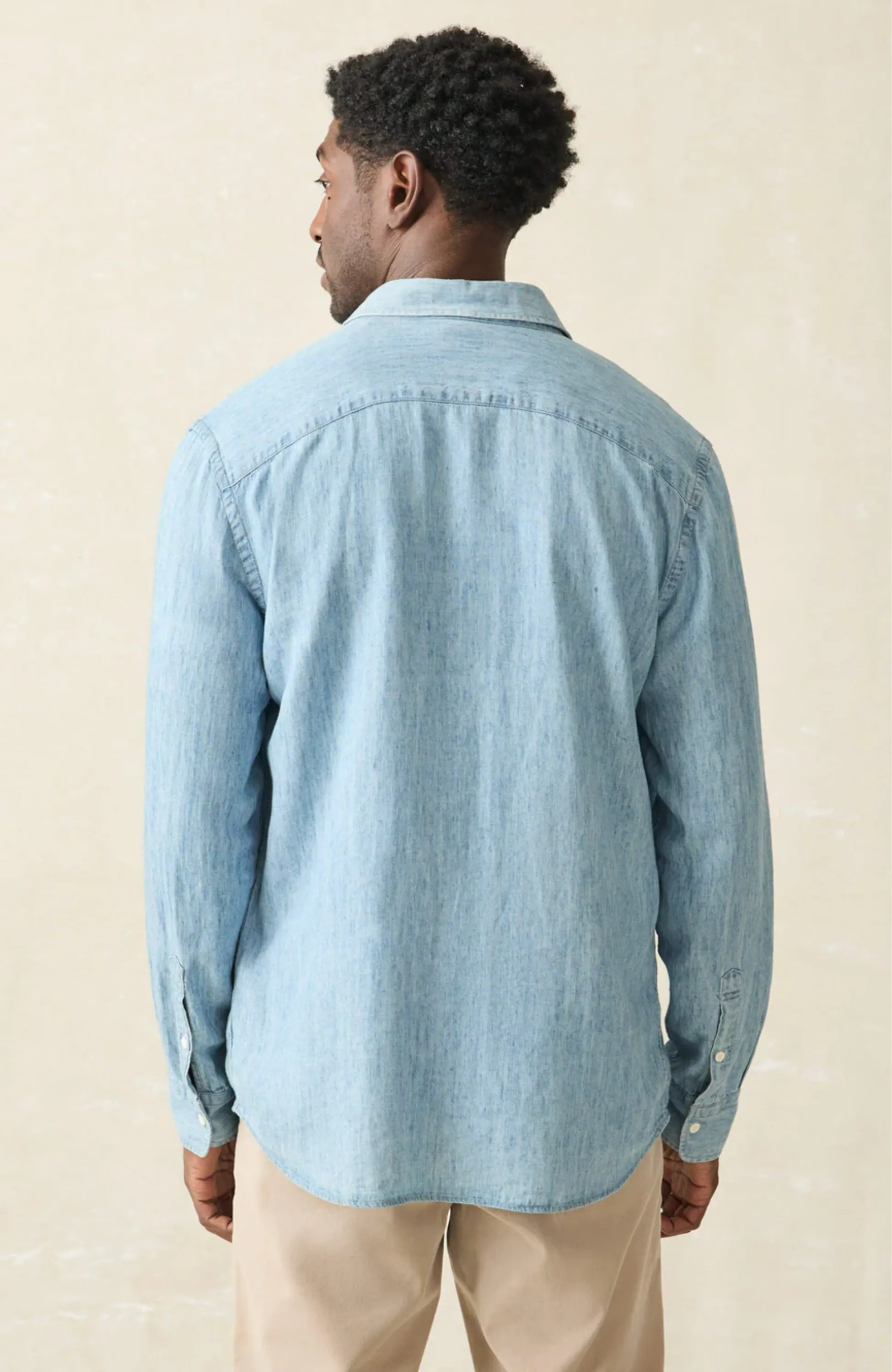 Faherty - The Tried & True Chambray Work Shirt