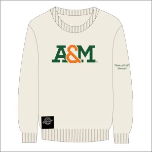 FAMU PEARLED IVORY Sweater