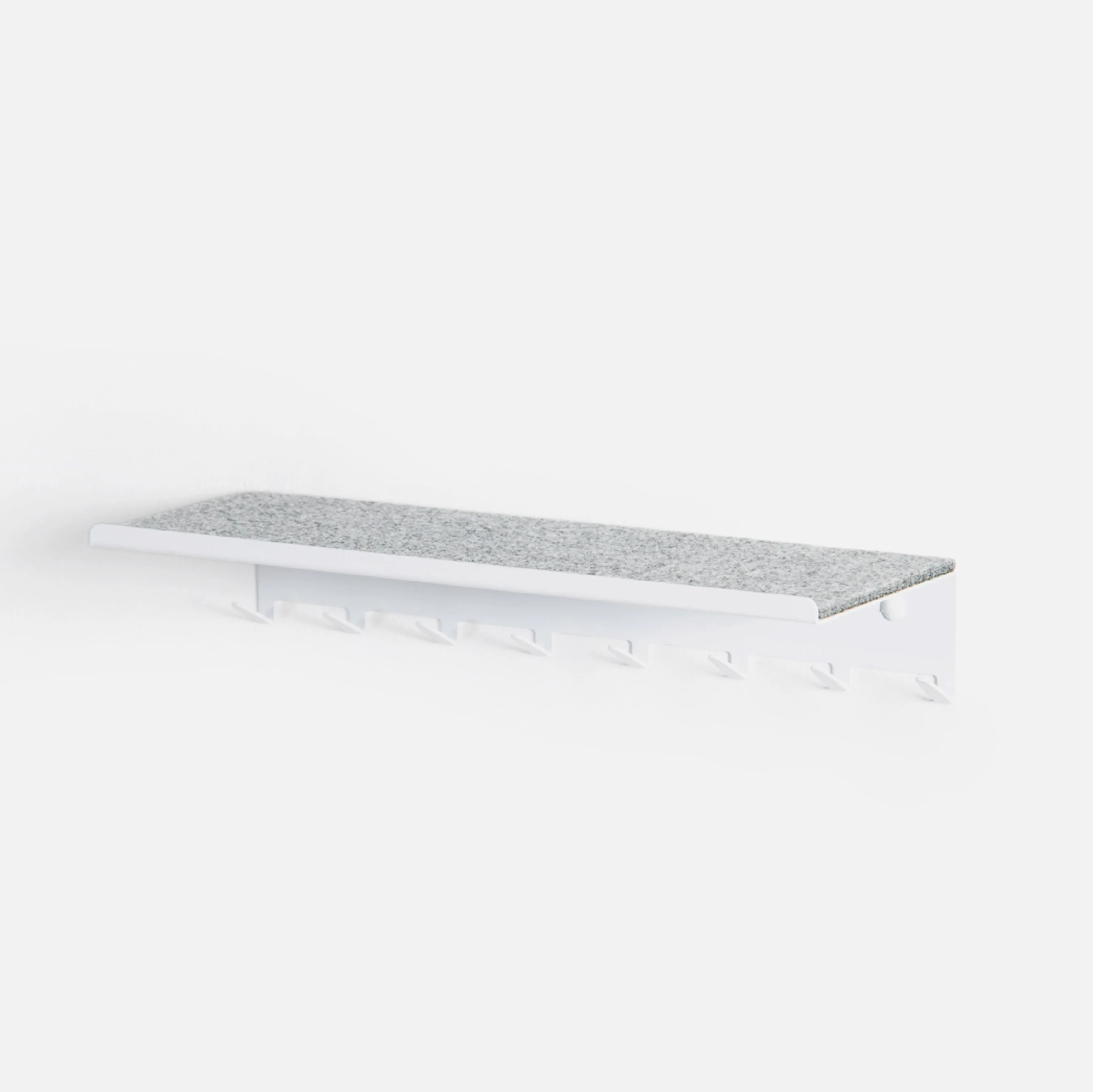 Felt Key Rack - White