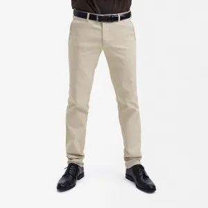 Fitted Chino in Stone