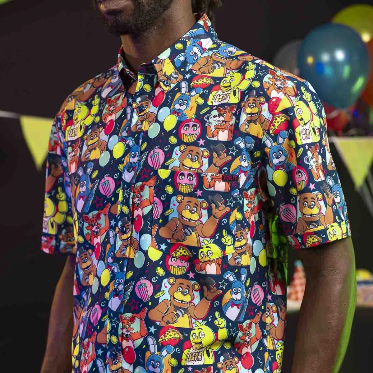 Five Nights at Freddy's "Fantasy and Fun" – KUNUFLEX Short Sleeve Shirt 