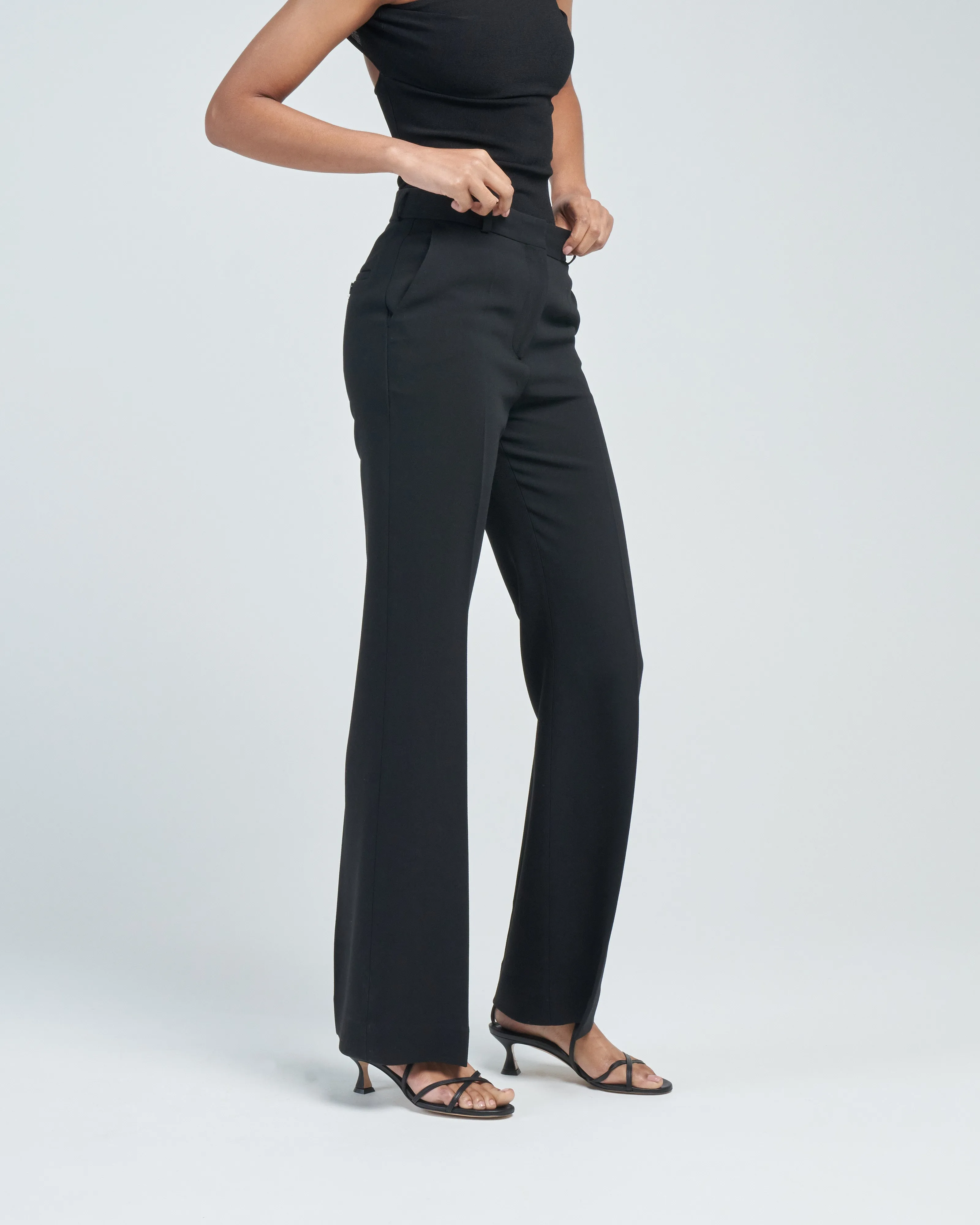 flared evening trousers