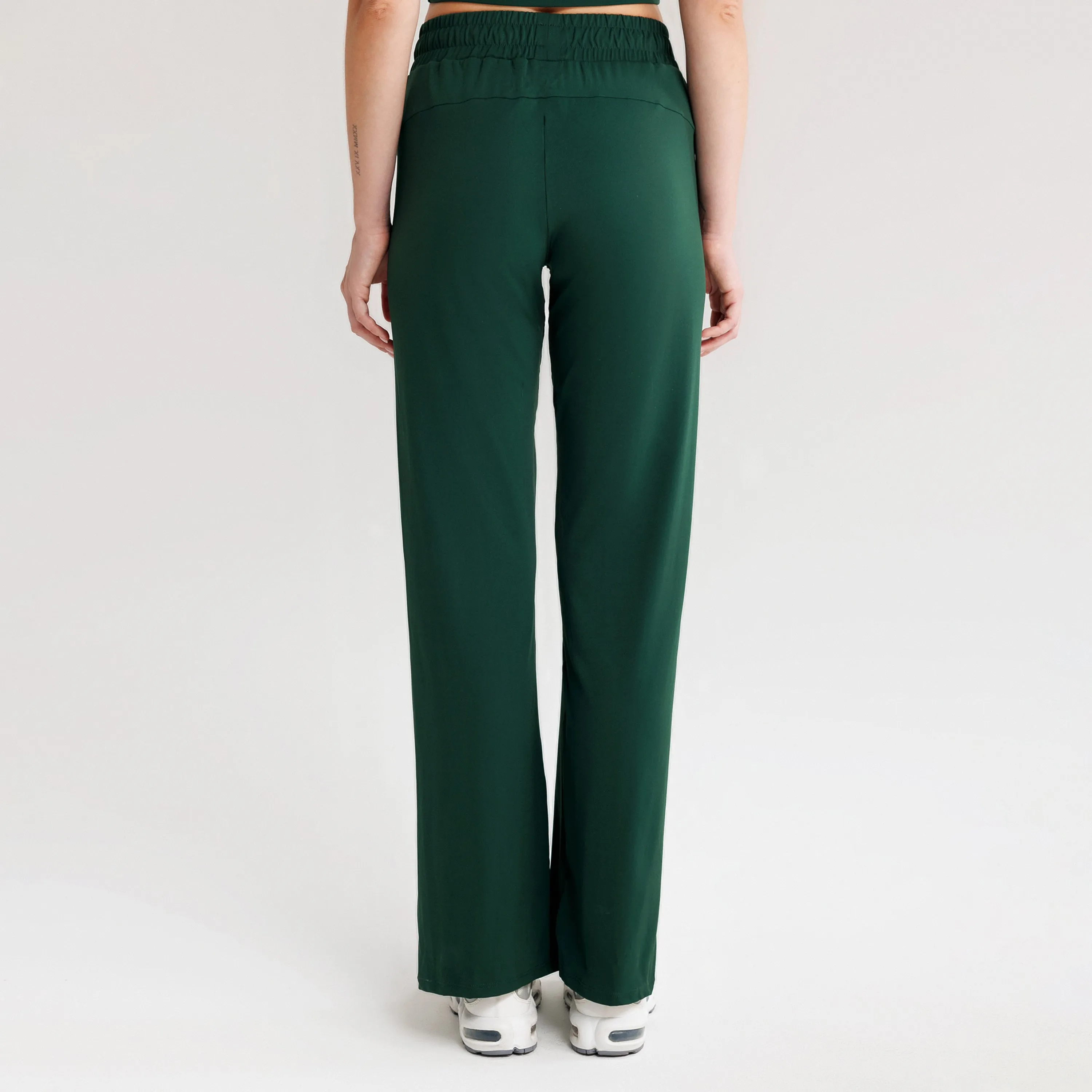 Flex Aura Flared Pants (Swamp Green)