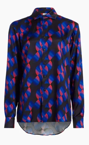 Geo Button Up Shirt