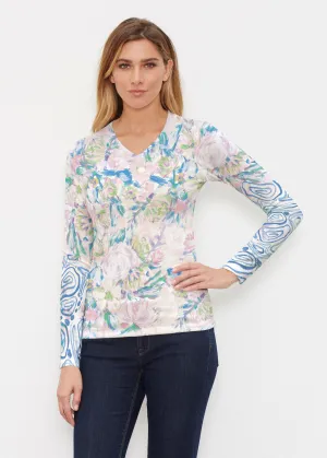 GiGi (17251) ~ Butterknit Long Sleeve V-Neck Top