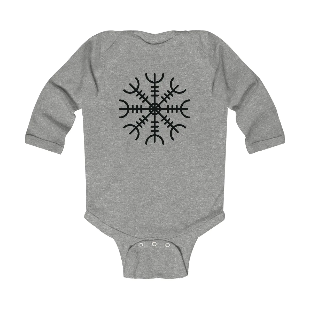 Ægishjálmr Helm of Awe Long Sleeve Bodysuit