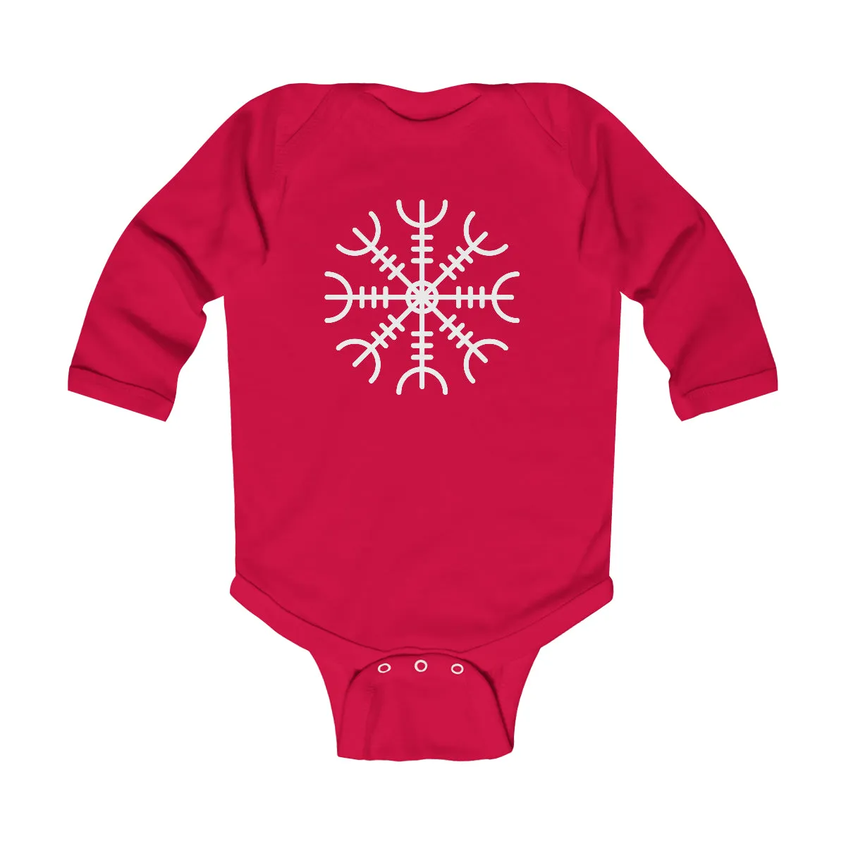 Ægishjálmr Helm of Awe Long Sleeve Bodysuit