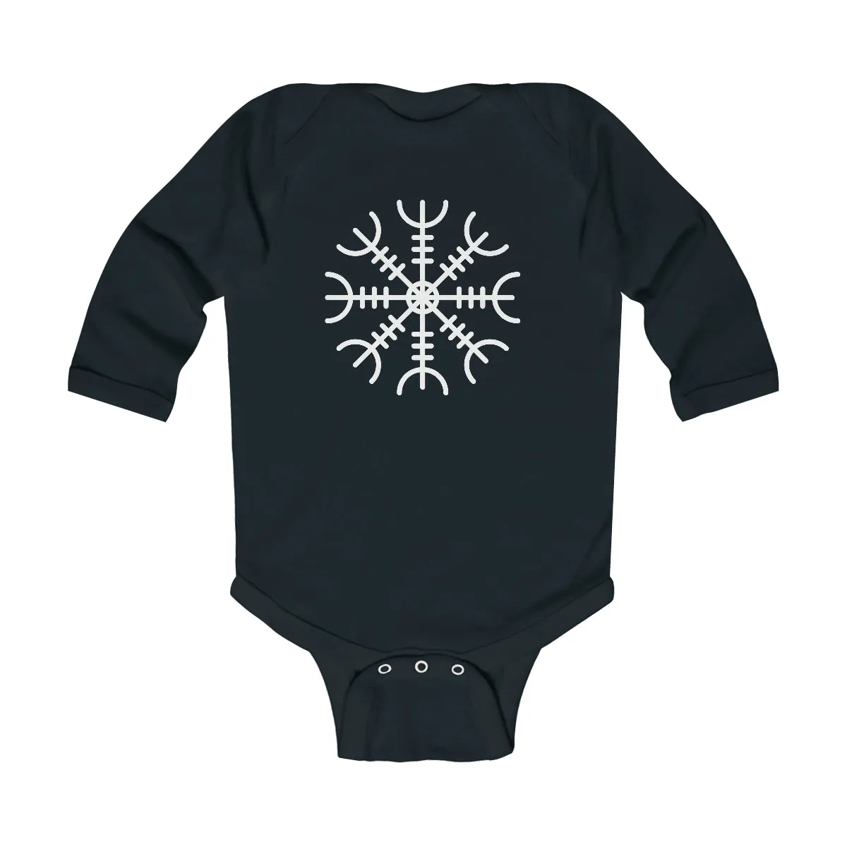 Ægishjálmr Helm of Awe Long Sleeve Bodysuit