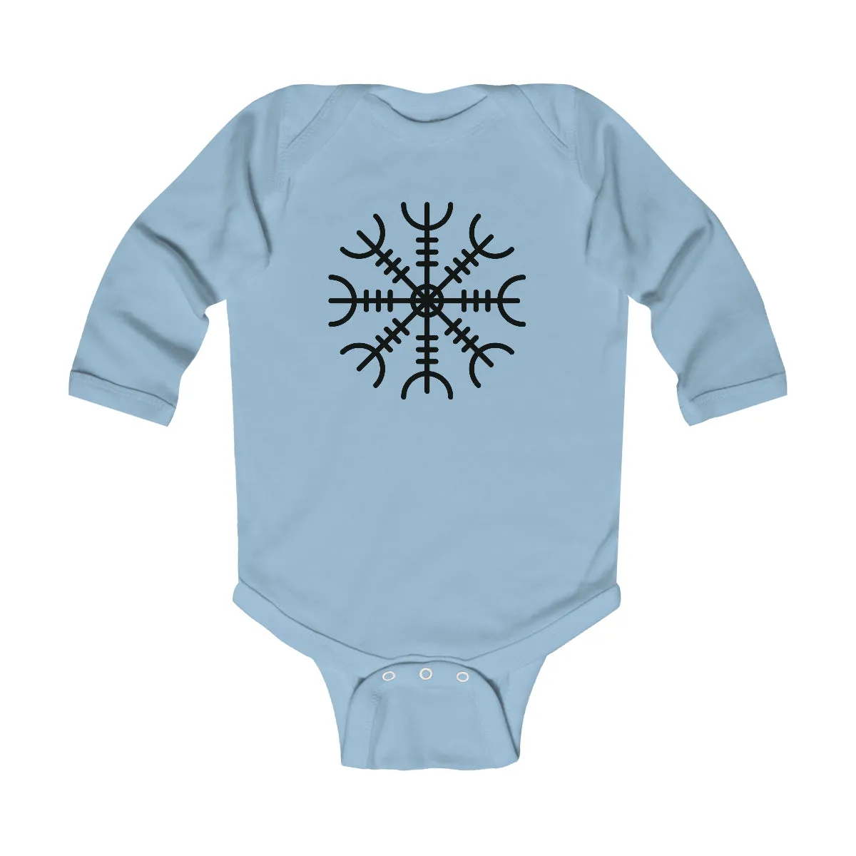 Ægishjálmr Helm of Awe Long Sleeve Bodysuit