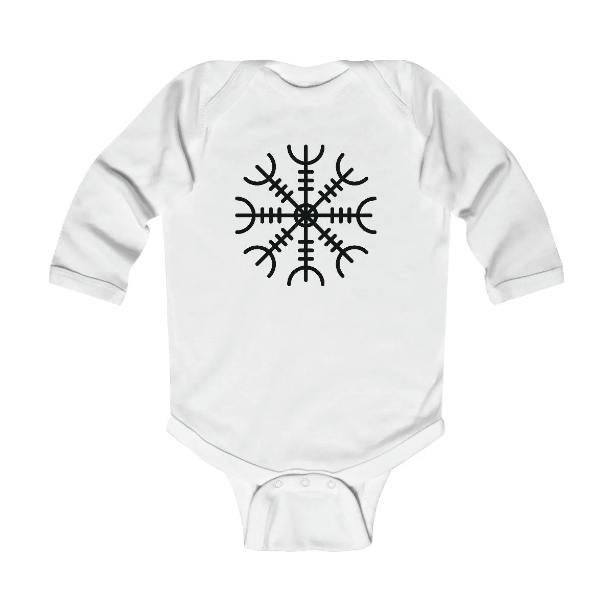 Ægishjálmr Helm of Awe Long Sleeve Bodysuit