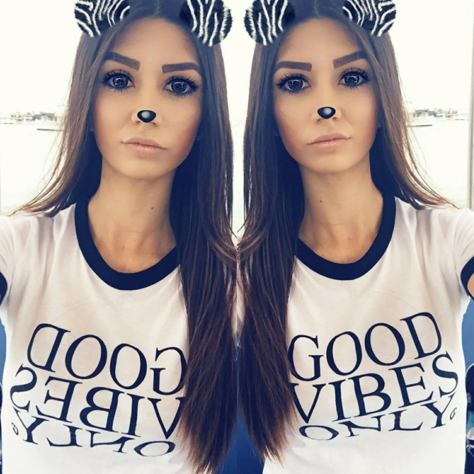 Good Vibes Only - Retro Fitted Ringer