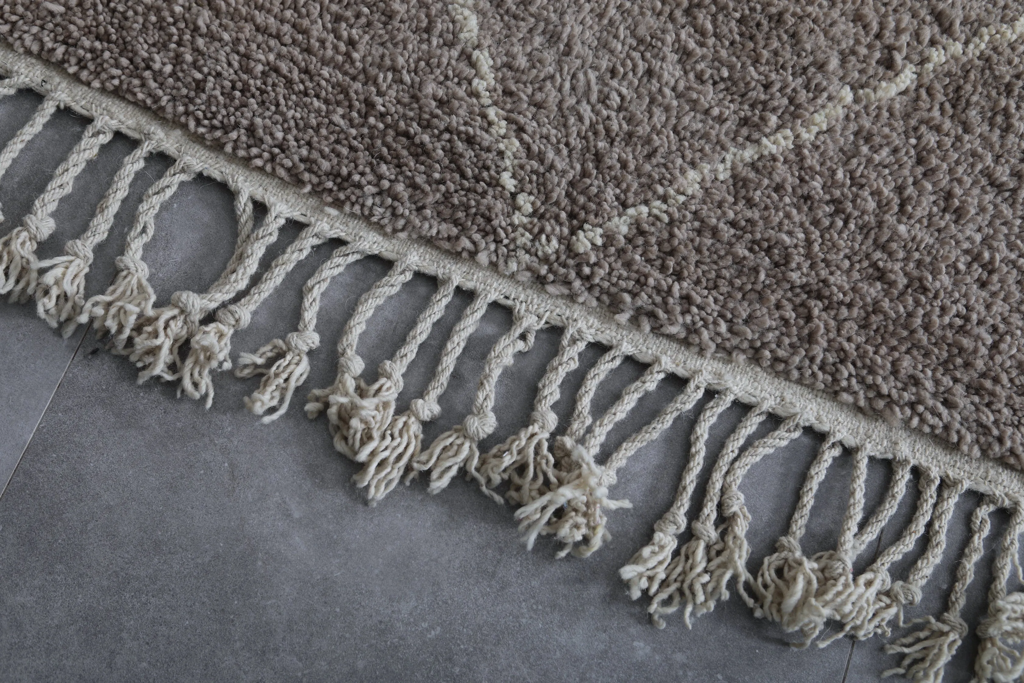 Gray Moroccan rug - Custom Beni ourain rug