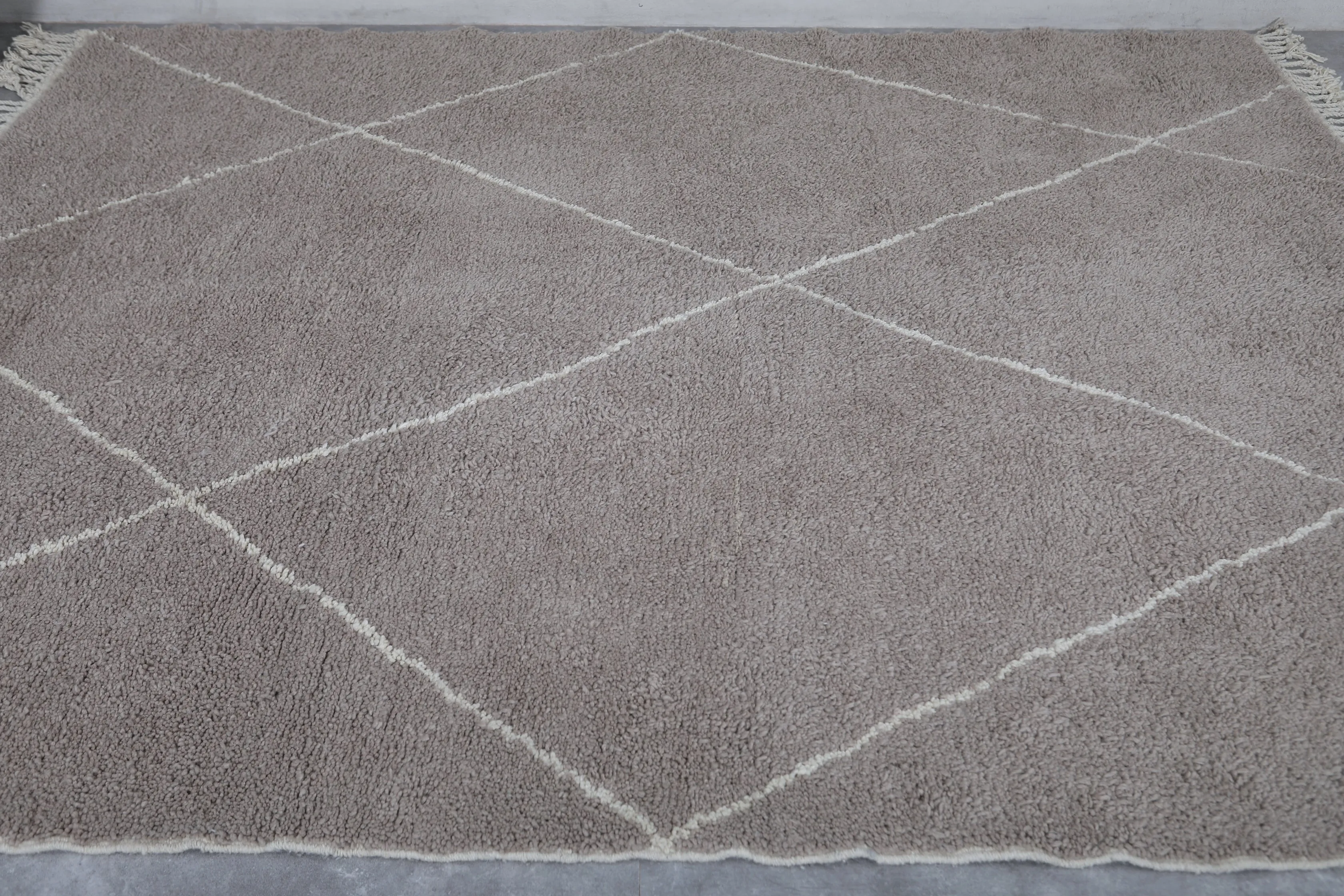 Gray Moroccan rug - Custom Beni ourain rug