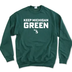 Green Michigan Sweatshirt