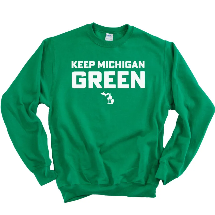 Green Michigan Sweatshirt