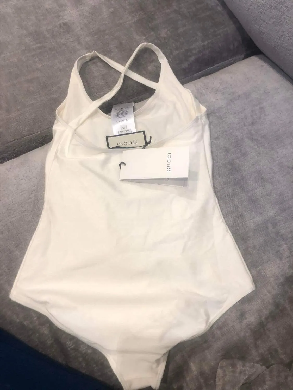 Gucci Bathing Suit in Ivory