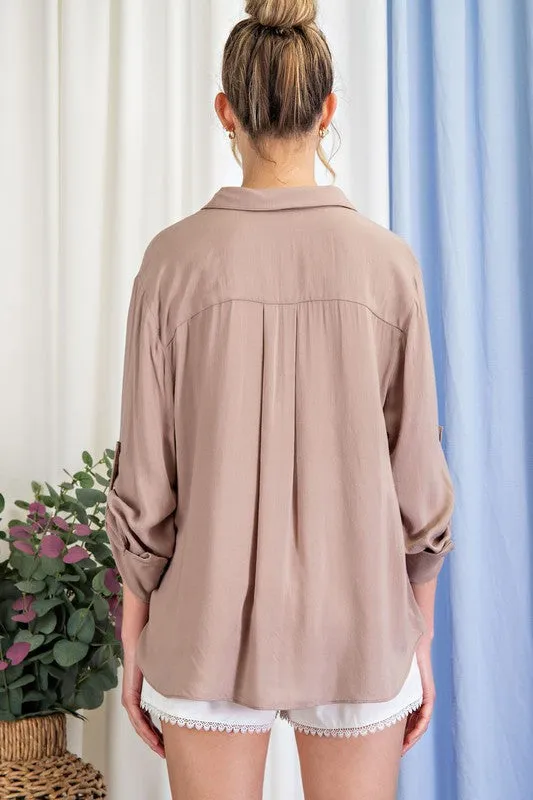 Gwen Button Down Top