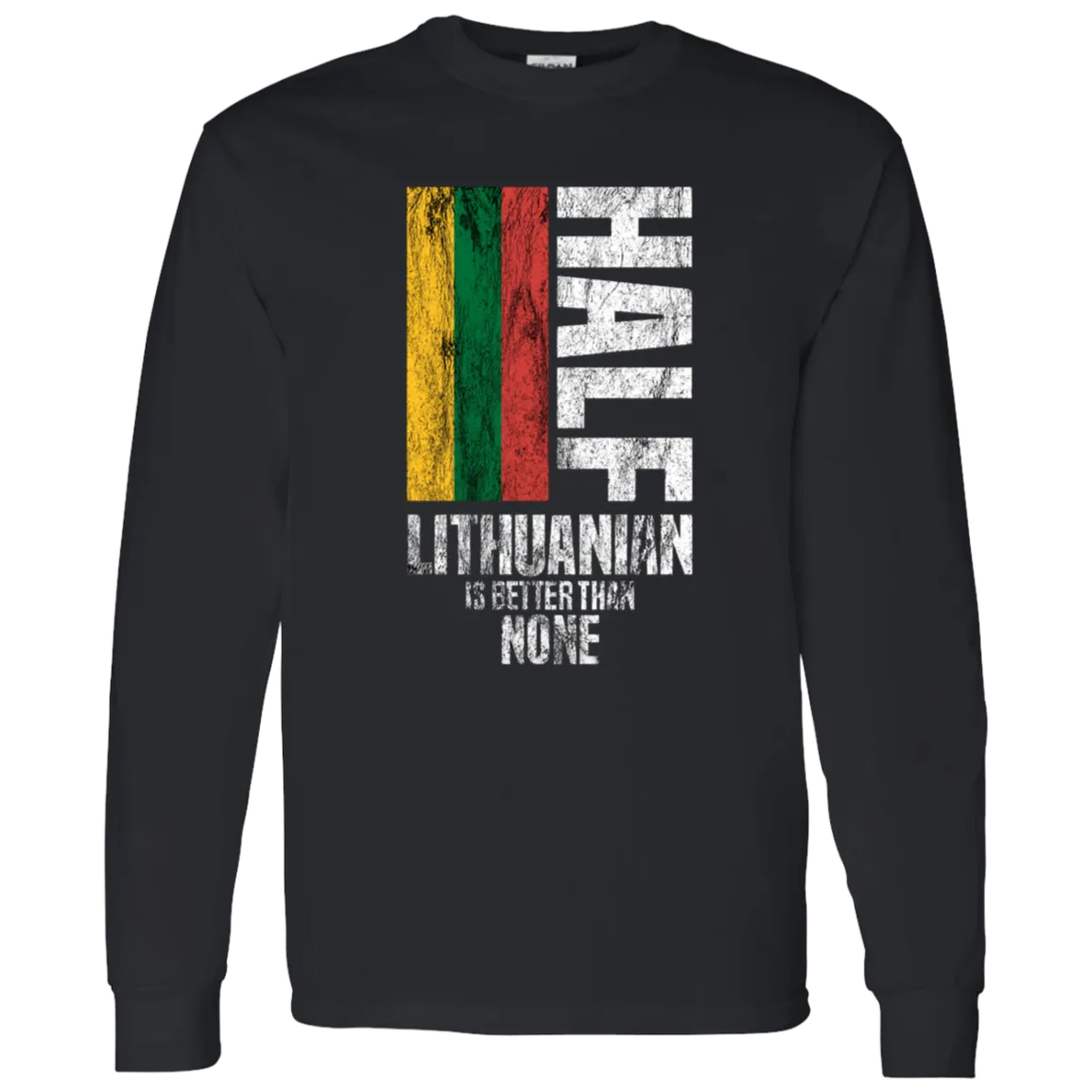 Half Lithuanian - Men's Classic Cotton Long Sleeve T