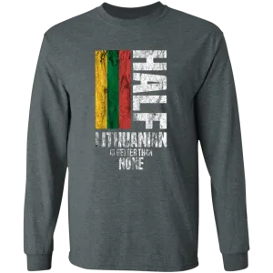 Half Lithuanian - Men's Classic Cotton Long Sleeve T