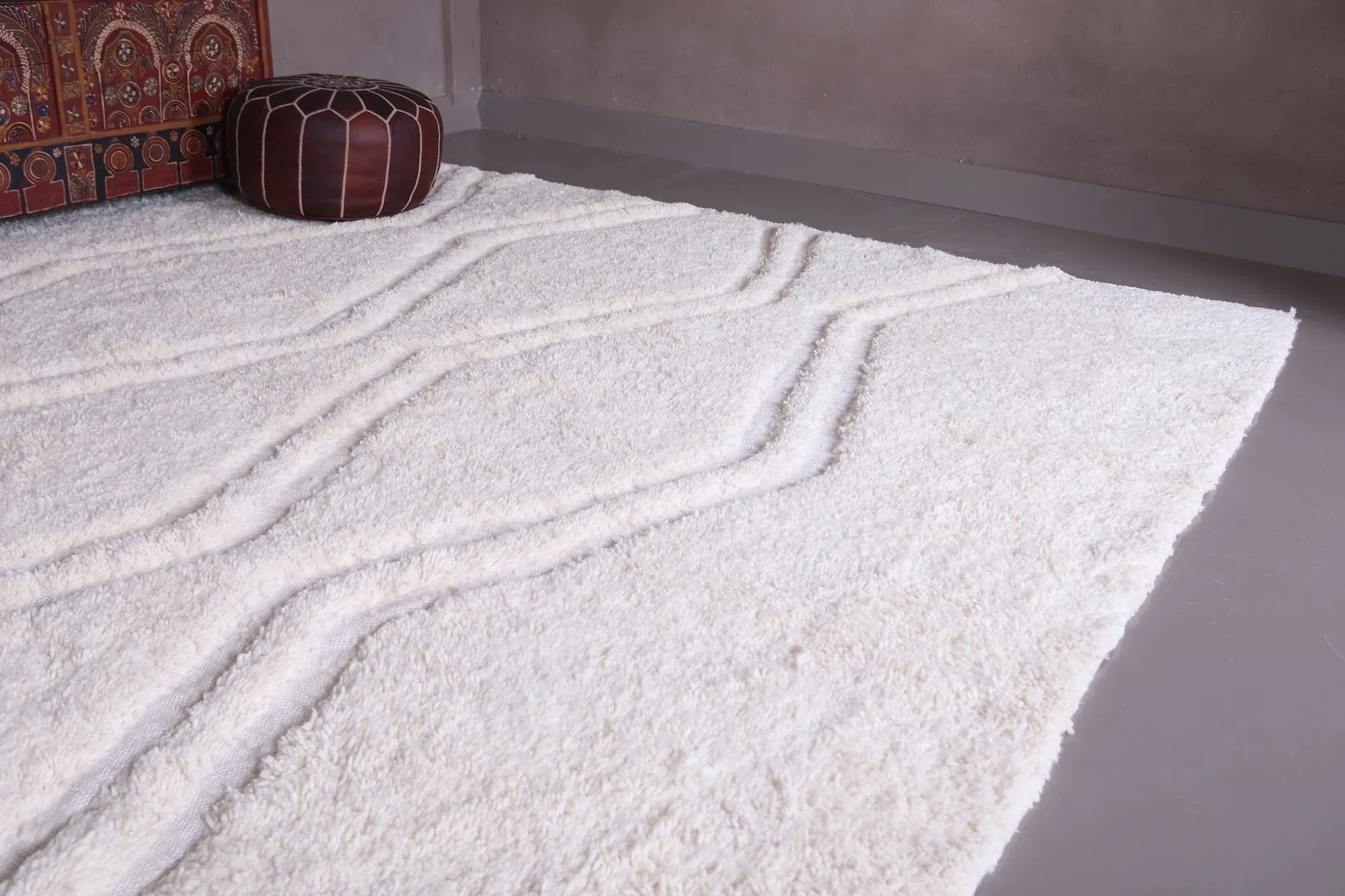Handmade Berber Rug - Custom Moroccan carpet - Wool rug