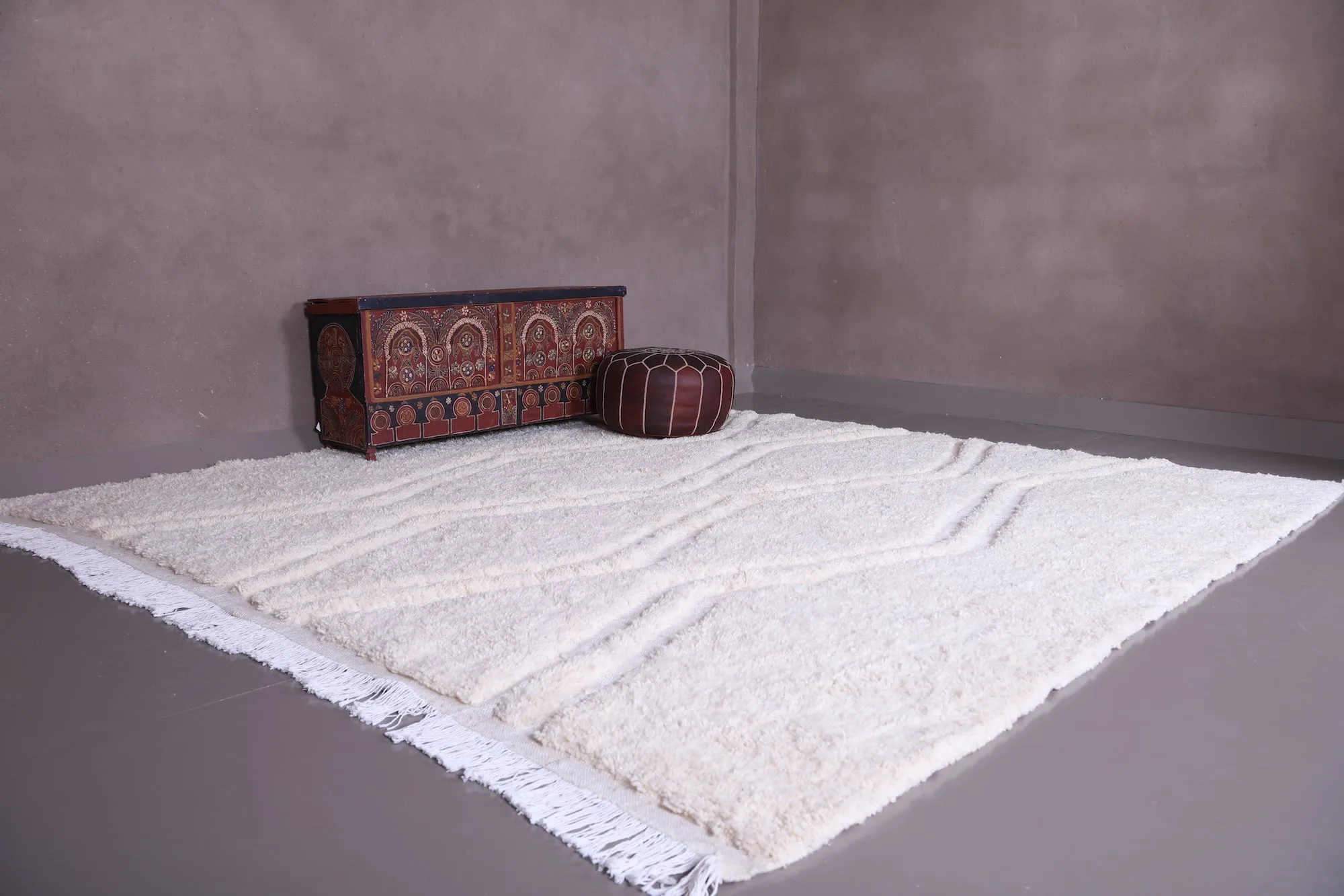 Handmade Berber Rug - Custom Moroccan carpet - Wool rug