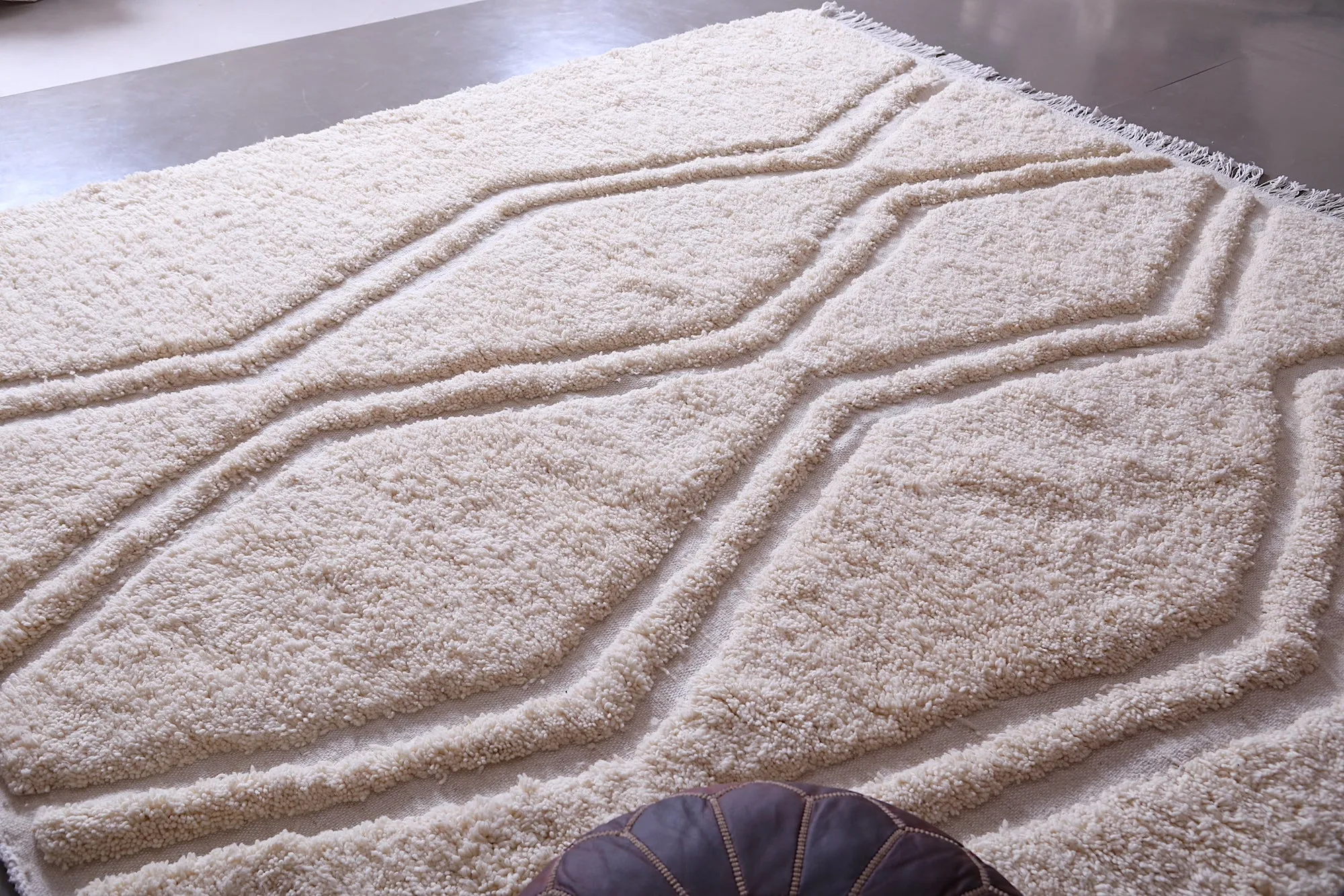 Handmade Berber Rug - Custom Moroccan carpet - Wool rug