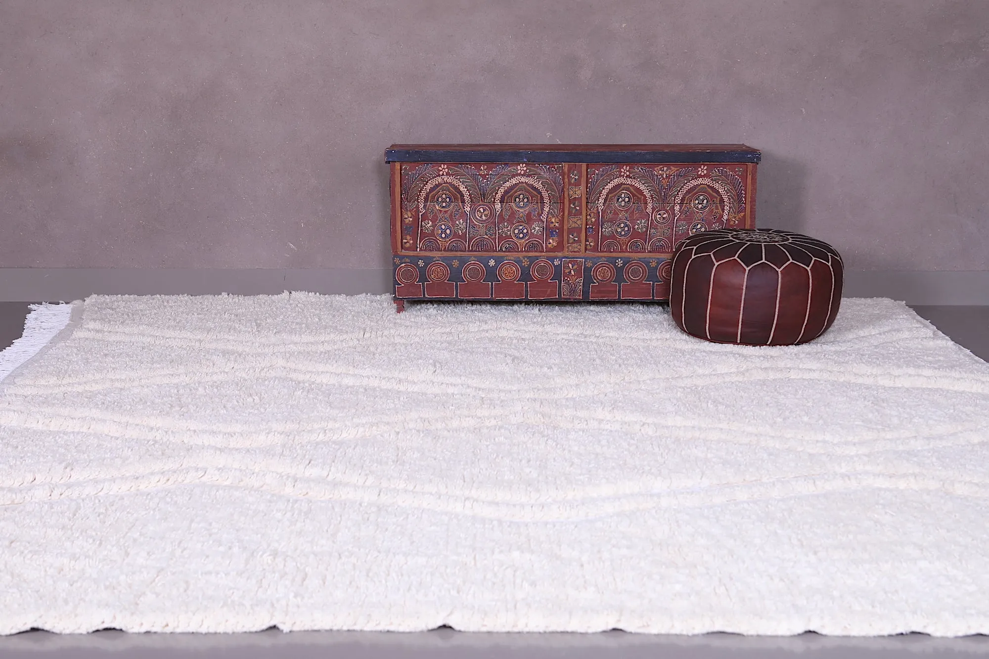 Handmade Berber Rug - Custom Moroccan carpet - Wool rug