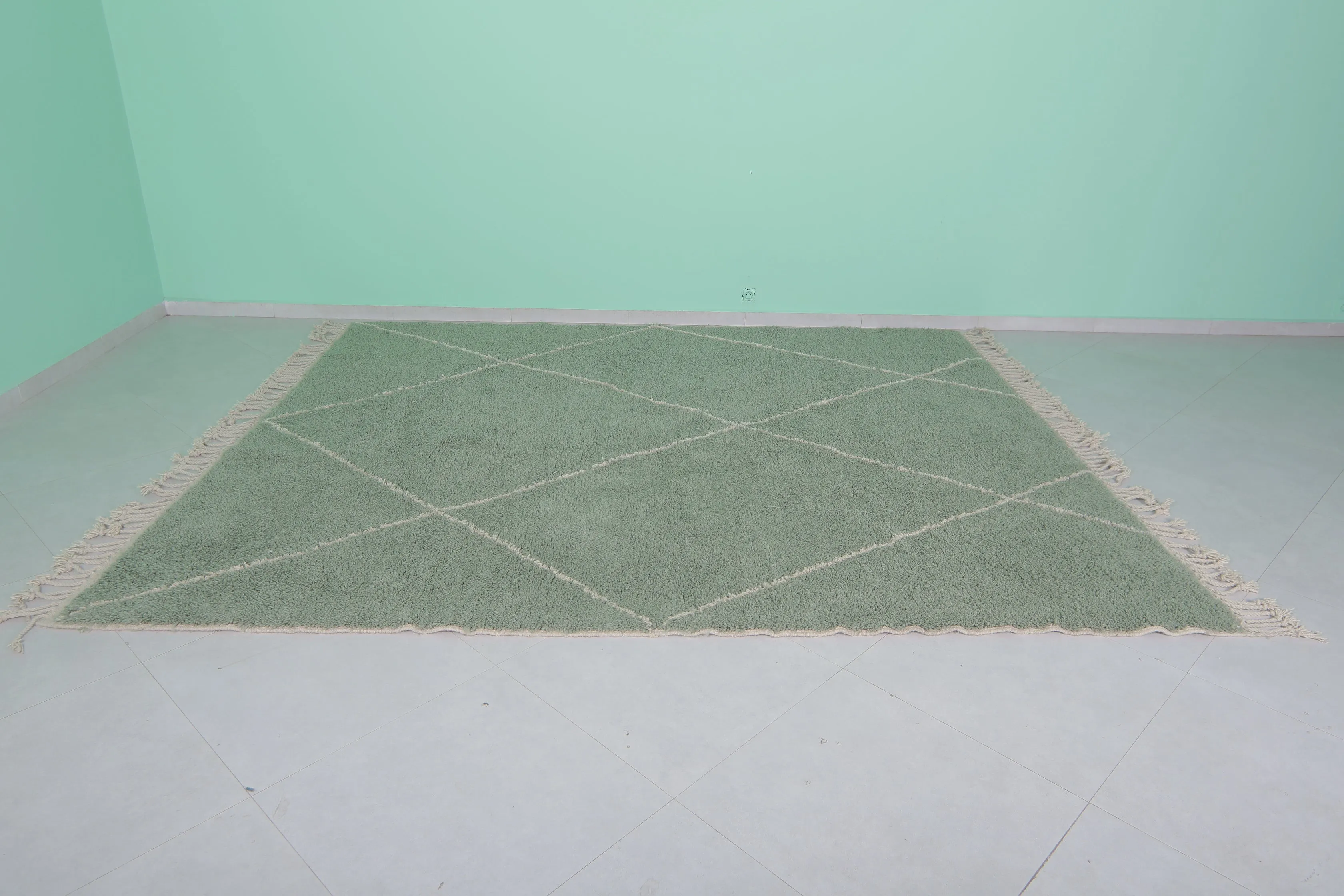 Handmade Moroccan Rug   - Custom rug - Wool rug