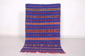 Handwoven Moroccan Rug - 2.7 FT X 4.9 FT | Vibrant Artisan Design