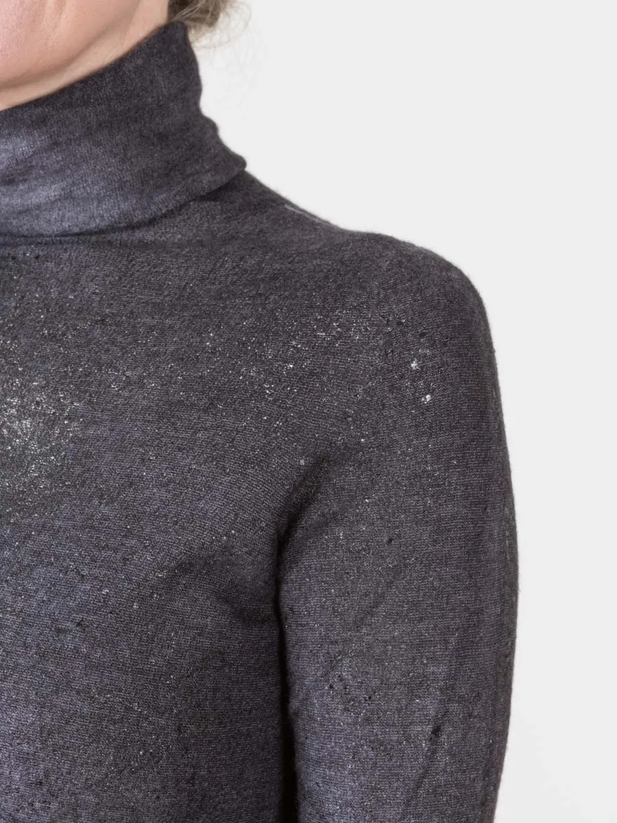 highneck pullover sweater