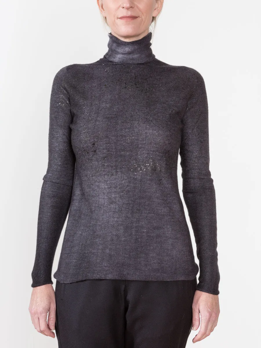 highneck pullover sweater