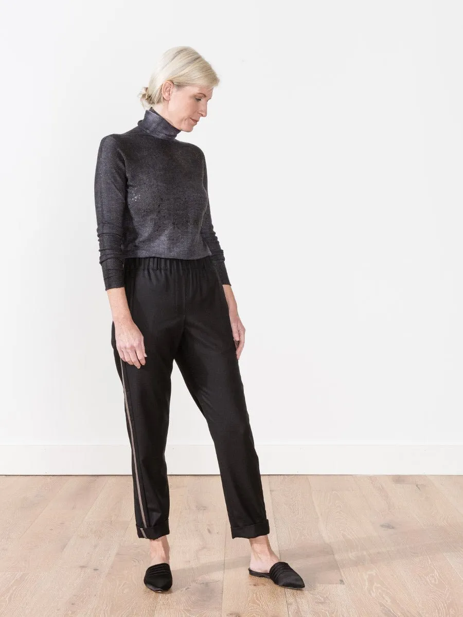 highneck pullover sweater