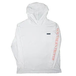 Hoodie Tee: White
