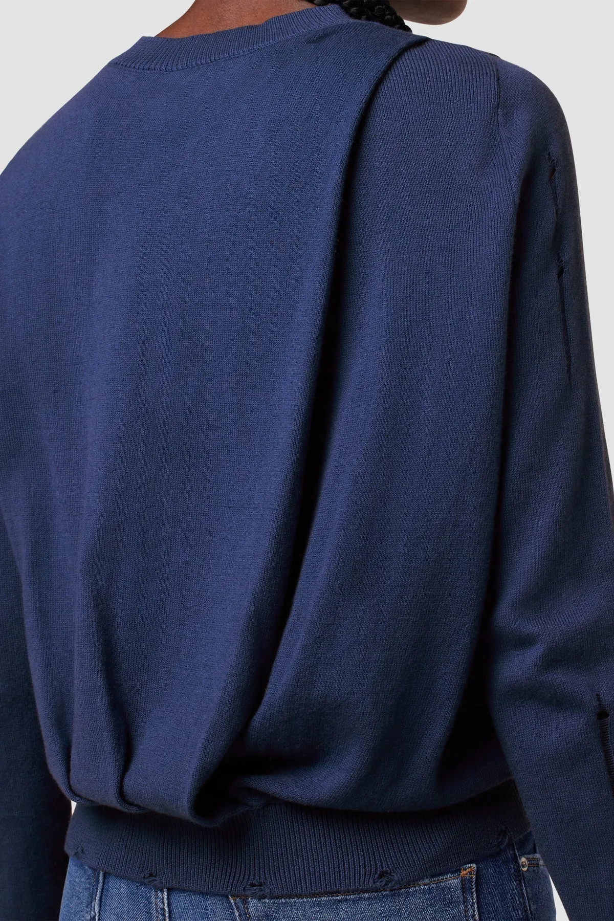 Hudson - Long Sleeve Twist Back Sweater